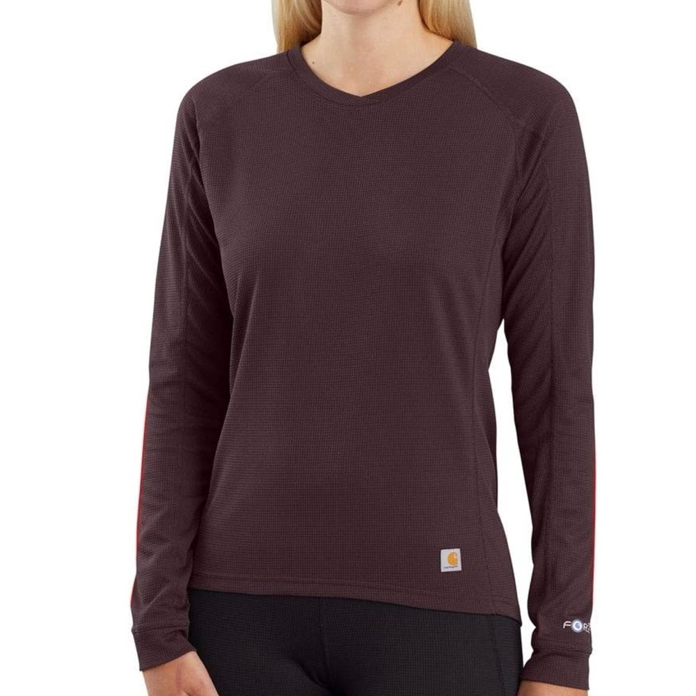 Carhartt Women's Base Force Midweight Tech Crew Size XXL Purple